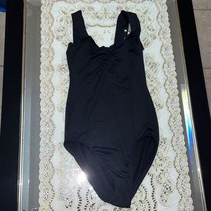 Motionwear black ballet leotard